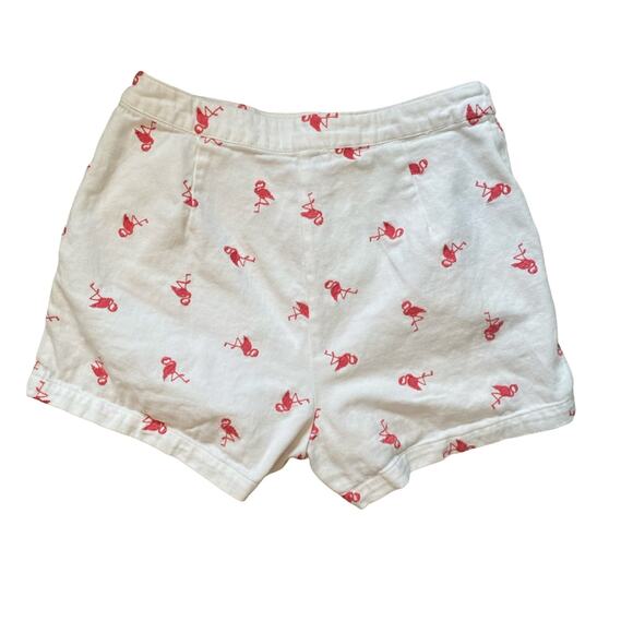 Francescas Shorts Womens Large Pink & White 100% Cotton Preppy Coastal Beach - Picture 2 of 11